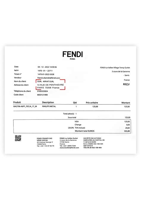 checking invoices fendi|fendi my order.